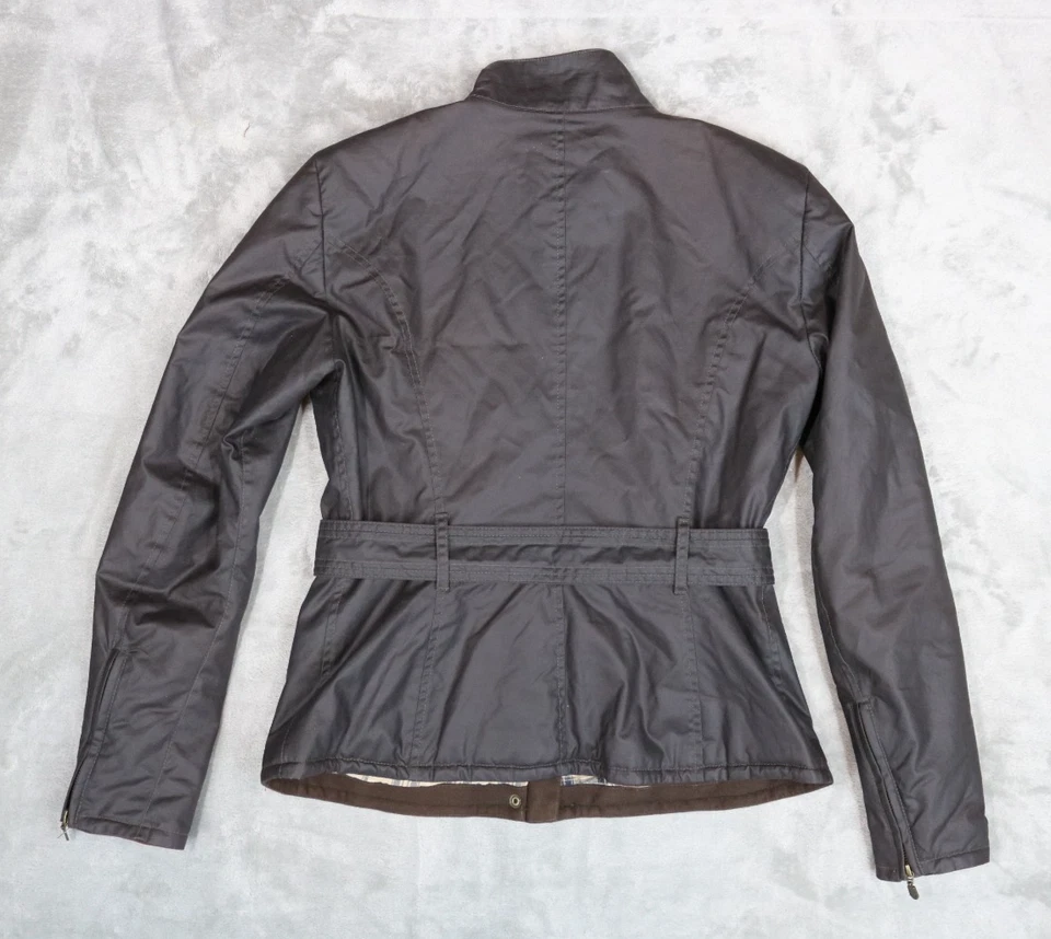 Chaqueta Trailmaster Belstaff Gold Label marrón de algodón encerado 44 Italia para mujer Foto 4 de 4