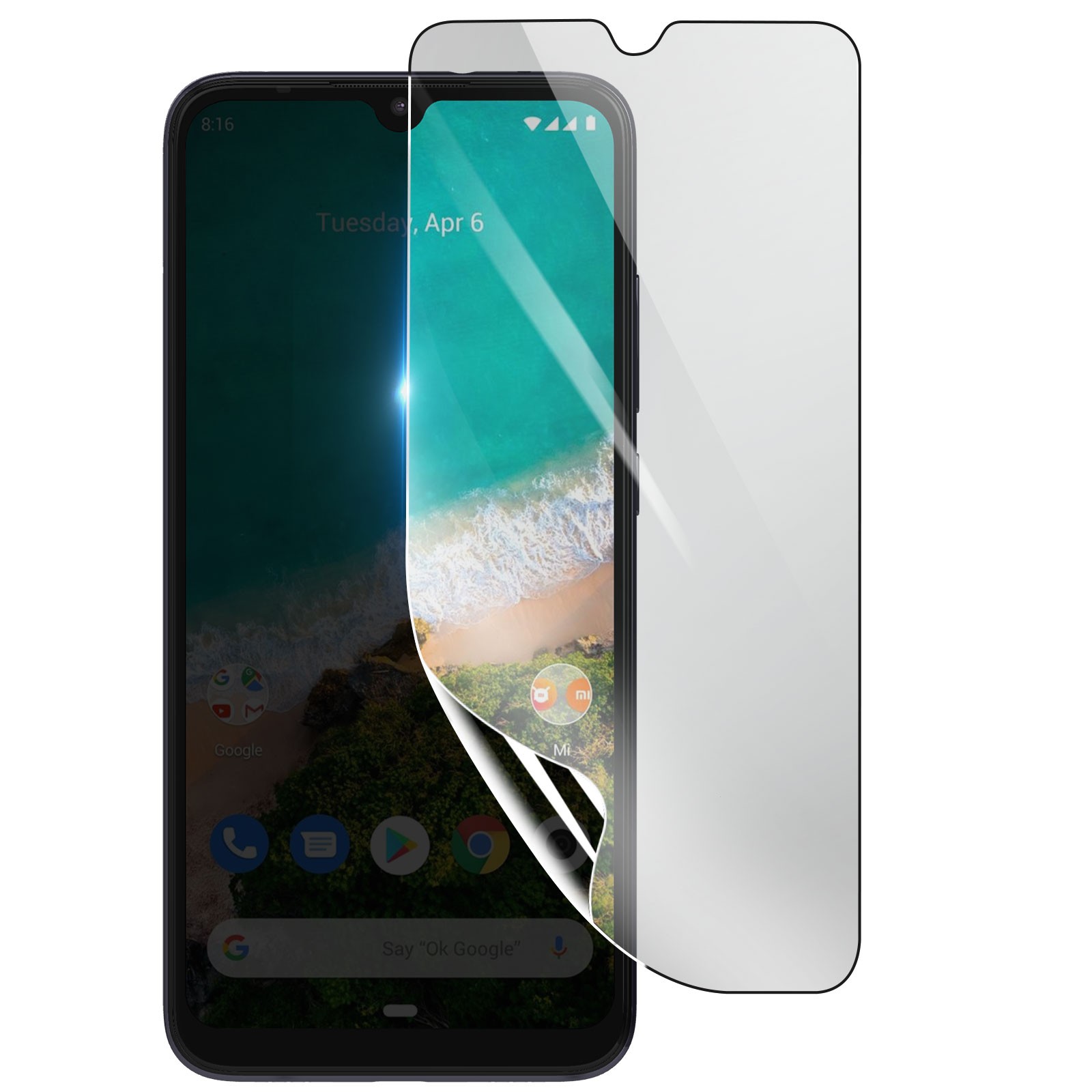 Film protection écran Xiaomi Mi A3 hydrogel antichoc et transparent