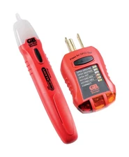 Gardner Bender GTK-2 Red 50 to 600V ac Electrical Tester Kit 8.75 H x 5.25 W in.