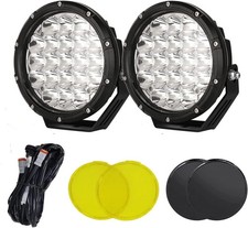 Round Led Offroad Lights 7inch 2pcs 210w 32000lm Off Road Black