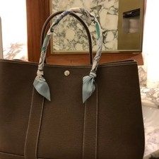 Herm s Garden Party 36 Etoupe, Authentic, Includes Twilly  Inner Bag