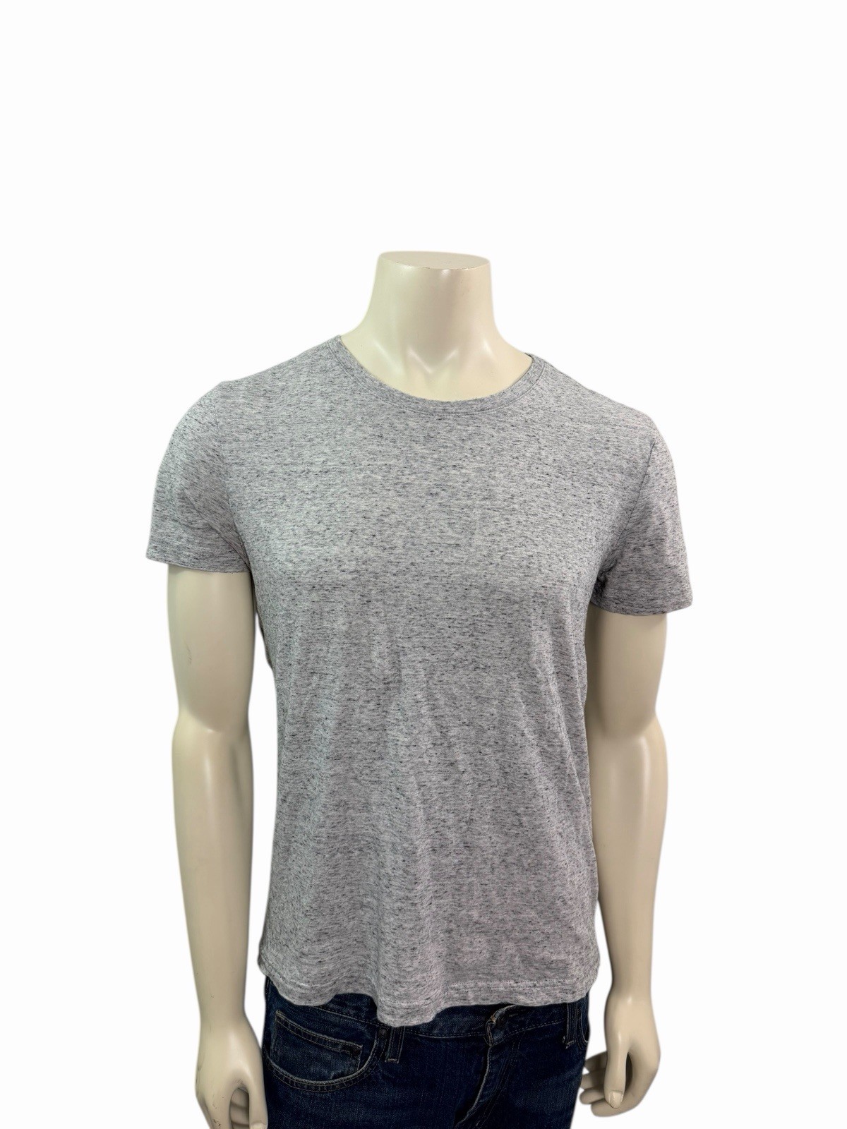 Banana Republic Men’s n Size Medium Short Sleeve Soft Wash Solid Gray Tee