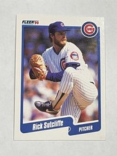 1990 Fleer Baseball #43 - Rick Sutcliffe - Chicago Cubs