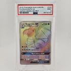 2019 POKEMON SUN & MOON UNIFIED MINDS DRAGONITE GX SECRET 248 FULL ART - PSA 9