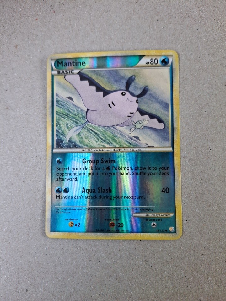 Mantine 45/123 Heartgold & Soulsilver Reverse Holo