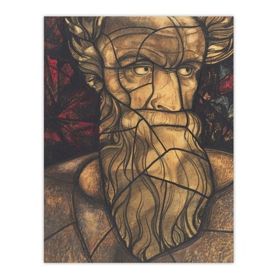 St Matthew Buntglas Design Holst Wandbild Poster Druck