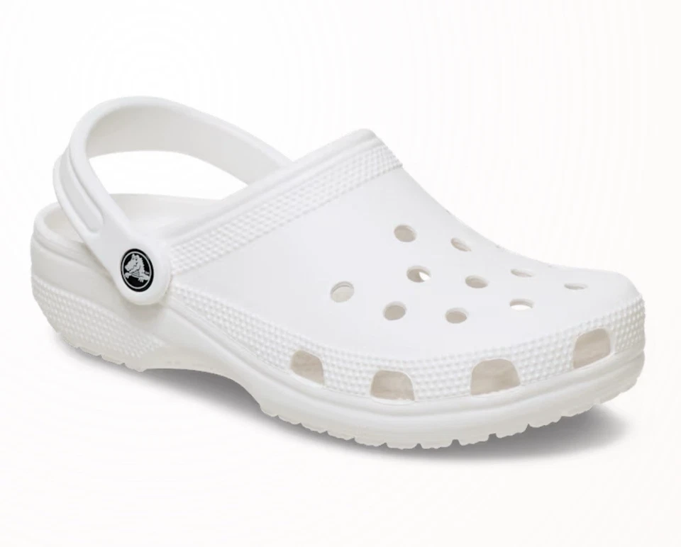 Zueco clásico Crocs blanco talla J3 Foto 3 de 4