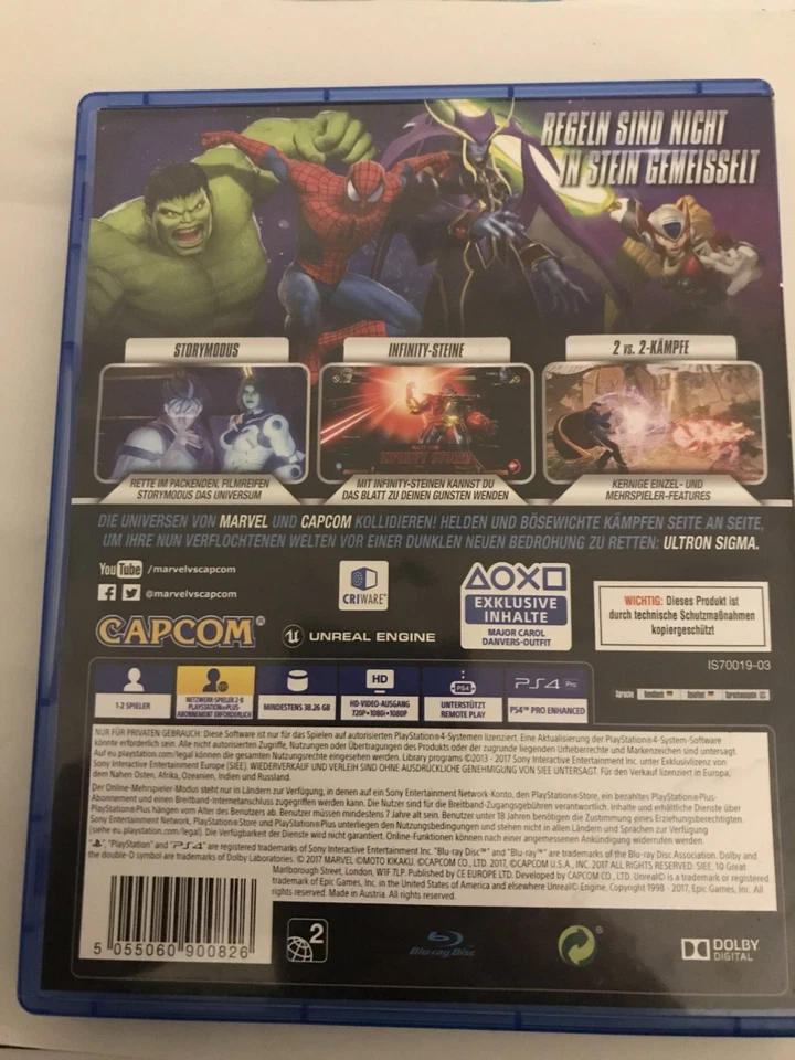 Marvel vs Capcom Infinite Spiel für die PlayStation 4 - Bild 3 von 3
