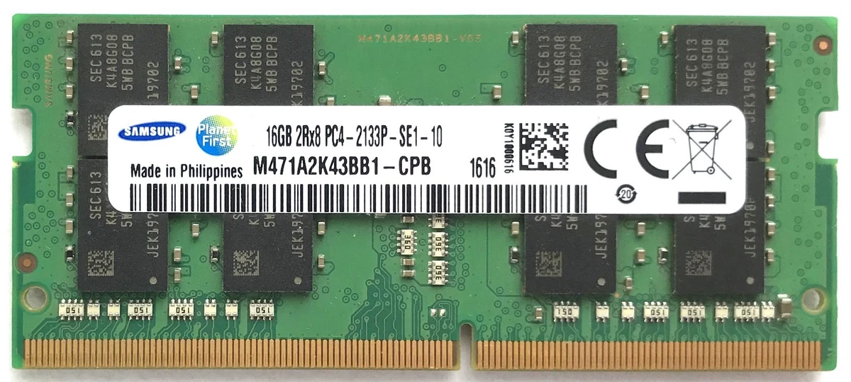 PC4-17000 (DDR4-2133) Bus Speed Computer RAM 16 GB Capacity per