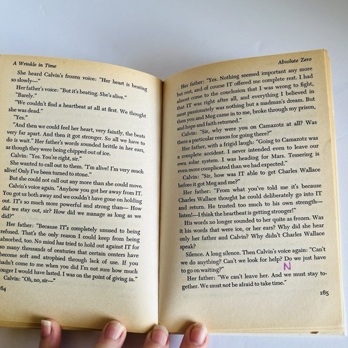 1973 A Wrinkle In Time By L’engle Hardcover (Ex-Lib) - Vintage Newbery - Picture 15 of 16