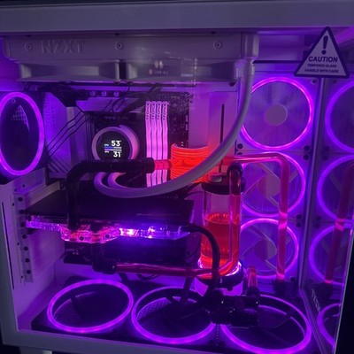 NZXT Built Pc Water Cooled