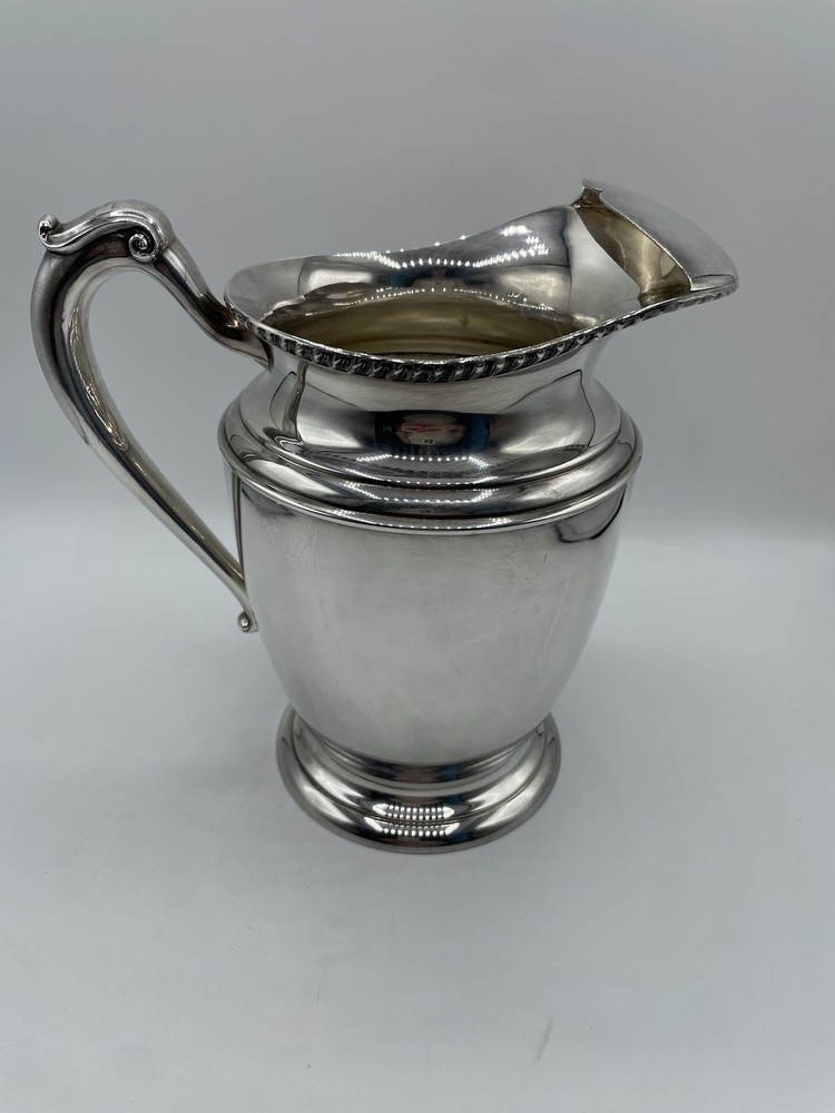 Crescent Silver Plated Water Pitcher - Thumbnail 2