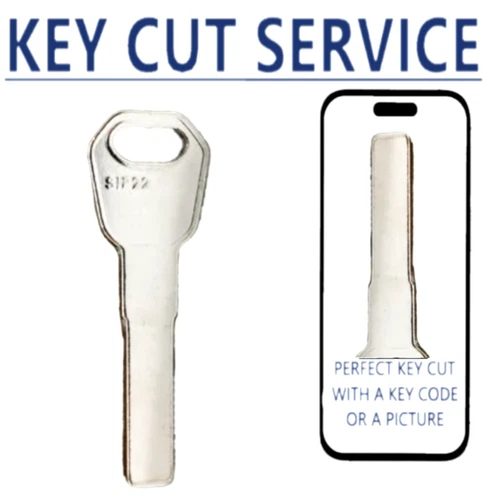 KEY CUT SERVICE + SIP22 FERRARI MASERATI DODGE FIAT JEEP HS Test Blade Key - product listing photo