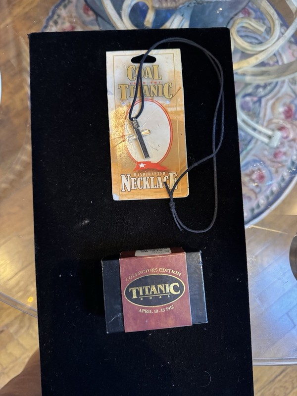 2 Sets Of  Authentic Titanic Coal