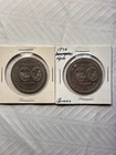 Canada 1974 Winnipeg Dollar Vintage Coin Collectibles 2 Coins!