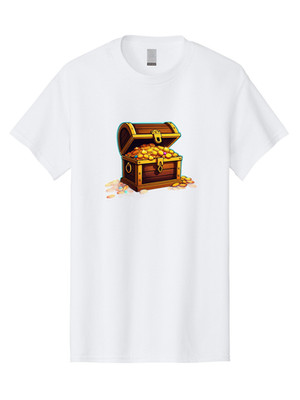 Treasure-Chest-12 Mens Graphic Tee, 100% Cotton, Casual Summer Wear