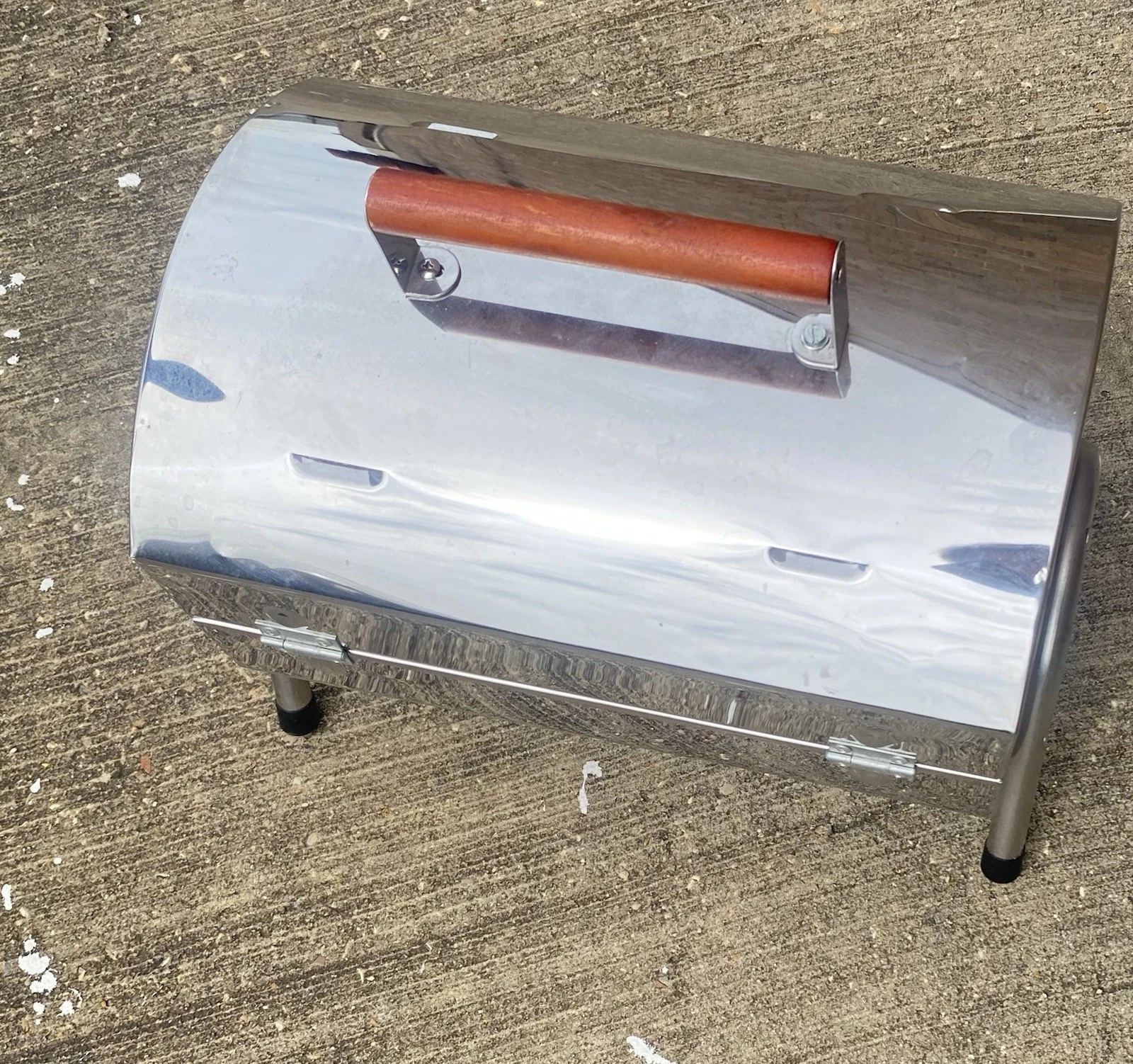 Charcoal BBQ Grill Outdoor Portable Picnic Stainless Steel Preowned Camping