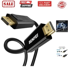 4K DisplayPort to HDMI 6 Feet Cable 5 Pack, Uni-Directional DP 1.2 Computer t...