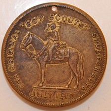 1910 Boy Scout Good Luck Token