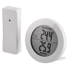 - Termometro Digitale Con Sensore Esterno - Sensore Wireless, Temperatura Intern