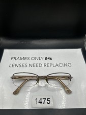 Michael Kors MK 312 210 Women  s Eyeglasses Frame Only 50-17-135 Brown Half Rim