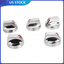 5x Oven Range Top Burner Control Knob Fits Samsung DG64-00473A AP5917439 USA