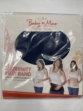 Baby BE Mine Maternity Belly Band Black Size 2 NEW