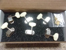 New in Box PRS Vintage Nickel 3+3 Creme 'Bird' Electric Guitar Tuners