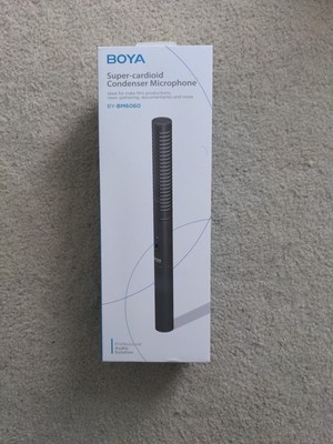 Brand New, Open Box! Boya BY-BM6060 Super Cardioid Condenser Microphone - NIB!