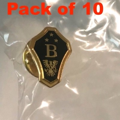 [Pk of 10] National Beta Club Achievement Character Leadership 3 Stars Lapel Pin