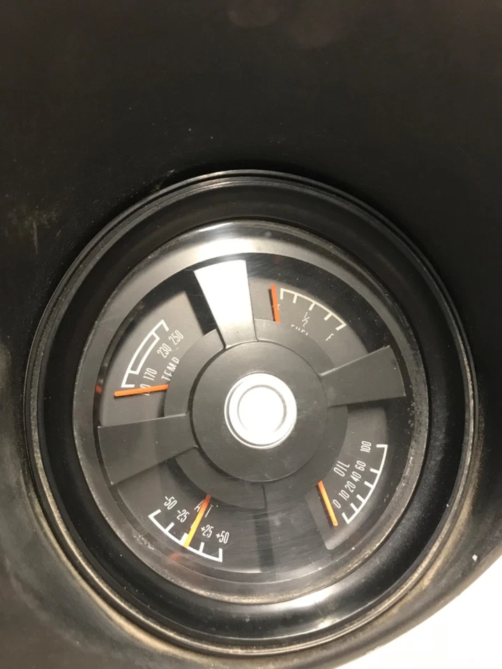 1971–77 Dodge Van B100 B200 B300 приборная панель спидометр 100 миль/ч - Изображение 3 из 4