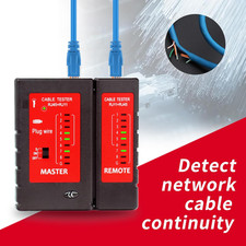 Network Cable Tester Ethernet Continuity Test Tool RJ45 RJ11 RJ12 CAT5 CAT5e ...