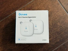 2 Pack Govee WiFi Temperature Sensors H5179, Smart Hygrometer Thermometer