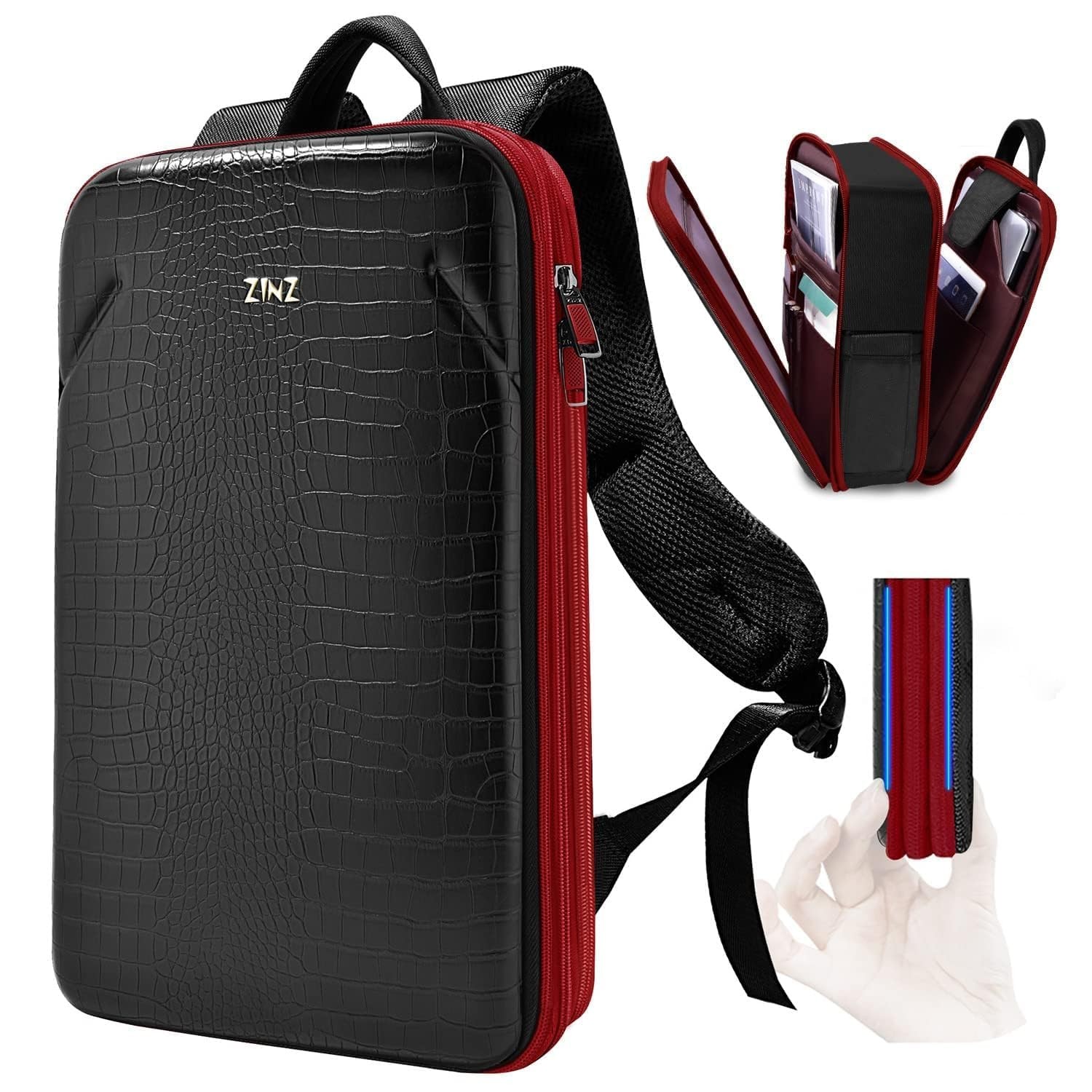 Protective Laptop Backpack, Expandable Computer B… - image 1