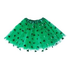 Green Tutu for Women and Big Girls,St.Patrick's Day One Size Green Shamrock