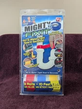 As Seen On TV - Mighty Fix It Tape, 3 Rolls, Flexible Silicone Wrap *2009*