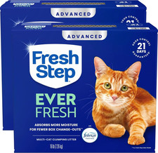 Advanced Ever Fresh Multi Cat Clumping Cat Litter with Febreze Freshness, Low Du