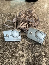 Lot Of 2 Biddeford TC11BA Auto Off Heated Electric Blanket Control Power 4 Prong