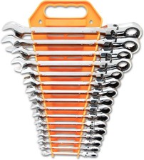16 Pc. Ratcheting Flex Combination Wrench Set...