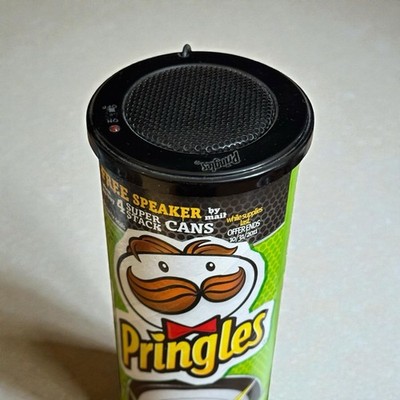 Pringles 2011 Mail In Speaker Can Promo Super Stack Sour Cream & Onion Rare HTF