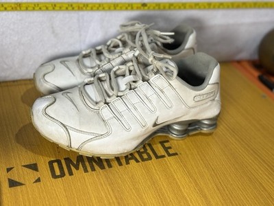 Nike Shox NZ SI Plus GS White Neutral Grey 317929-106 Youth Size 6Y Wmn Sz 7.5