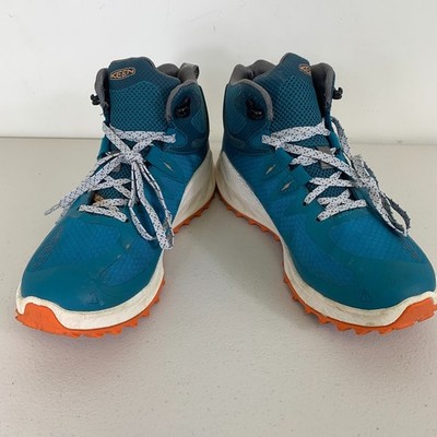 KEEN Tempo Flex Mid Waterproof Women's Hiking Boot KEEN.DRY Teal/Orange US 7