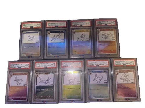Yu Nagaba Eevee Promo Full Sequential Pokemon Card Set PSA 10