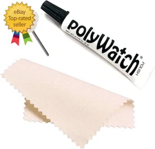 Polywatch Plastic Watch Crystal Scratch Remover String Buff Soft Polisher and Po
