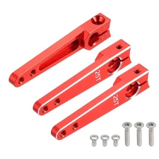 Aluminum Alloy 1.5 Inch 25T Steering Servo Arm Horn Red for Car Pack of 3