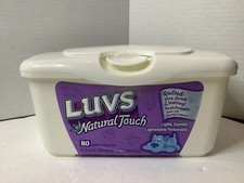 Luvs EMPTY Baby Wipes Full-Size Pop-Up Refillable Dispenser Container Hinged