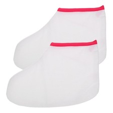 1 Pair Paraffin Foot Covers Spa Paraffin Wax Bath Foot Liners Fabric Booties