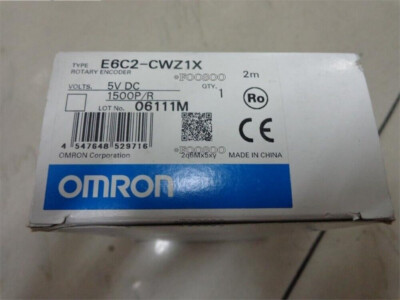 Rotary Encoder Omron E6C2-CWZ1X E6C2CWZ1X 1500P/R 5V Dc 2M Brand New iv