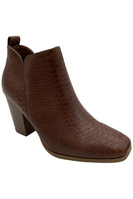 Sun + Stone Women's  Pollyy Dress Booties Walnut