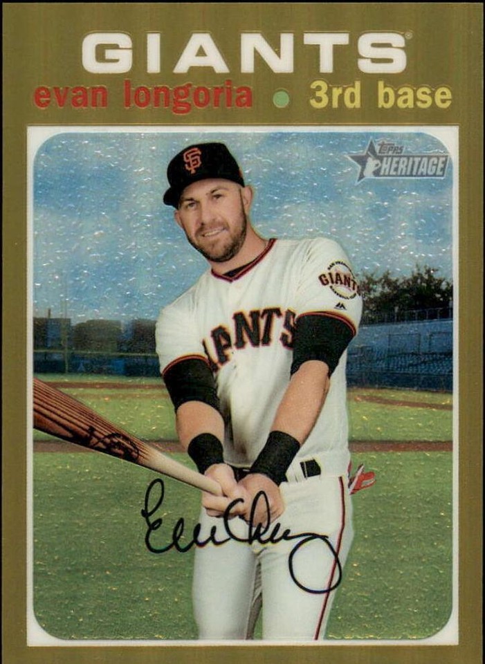 2020 Topps Heritage - Evan Longoria #THC-32 - 1 of 1